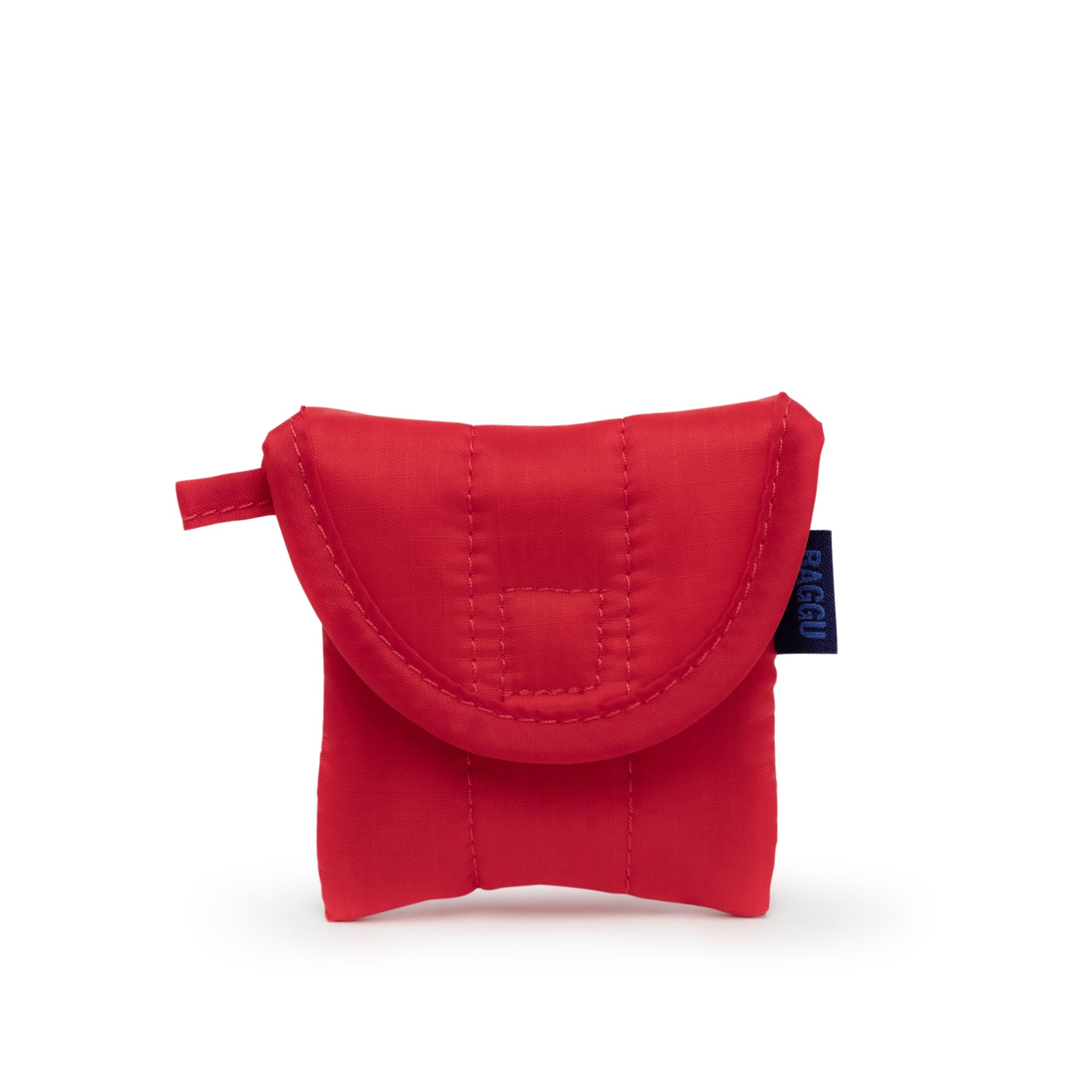 Baggu Recycled Nylon Earbuds Case - Puffy & Keychain Loop