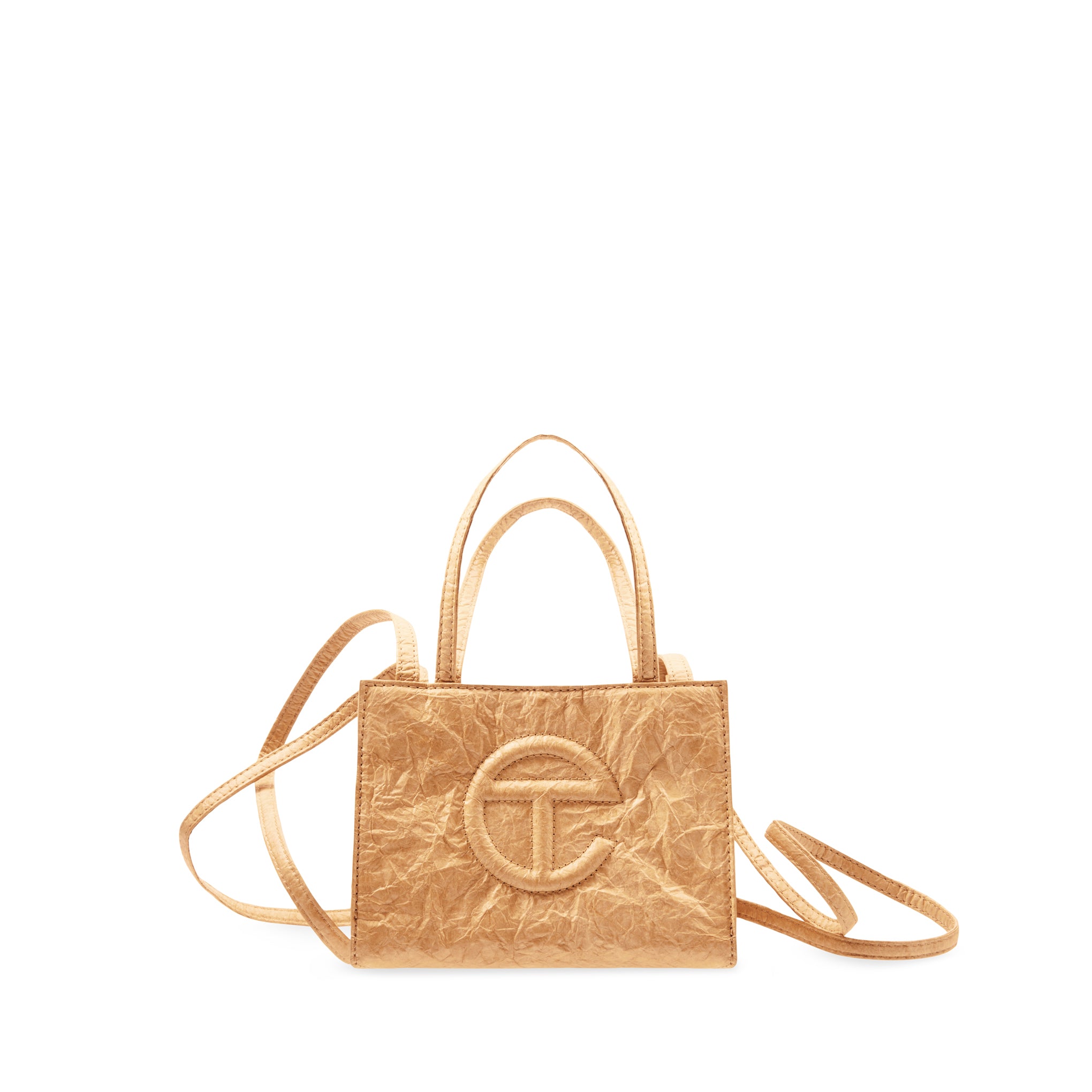 Telfar Brown Tyvek Shopping Bag - Waterproof Unisex Tote
