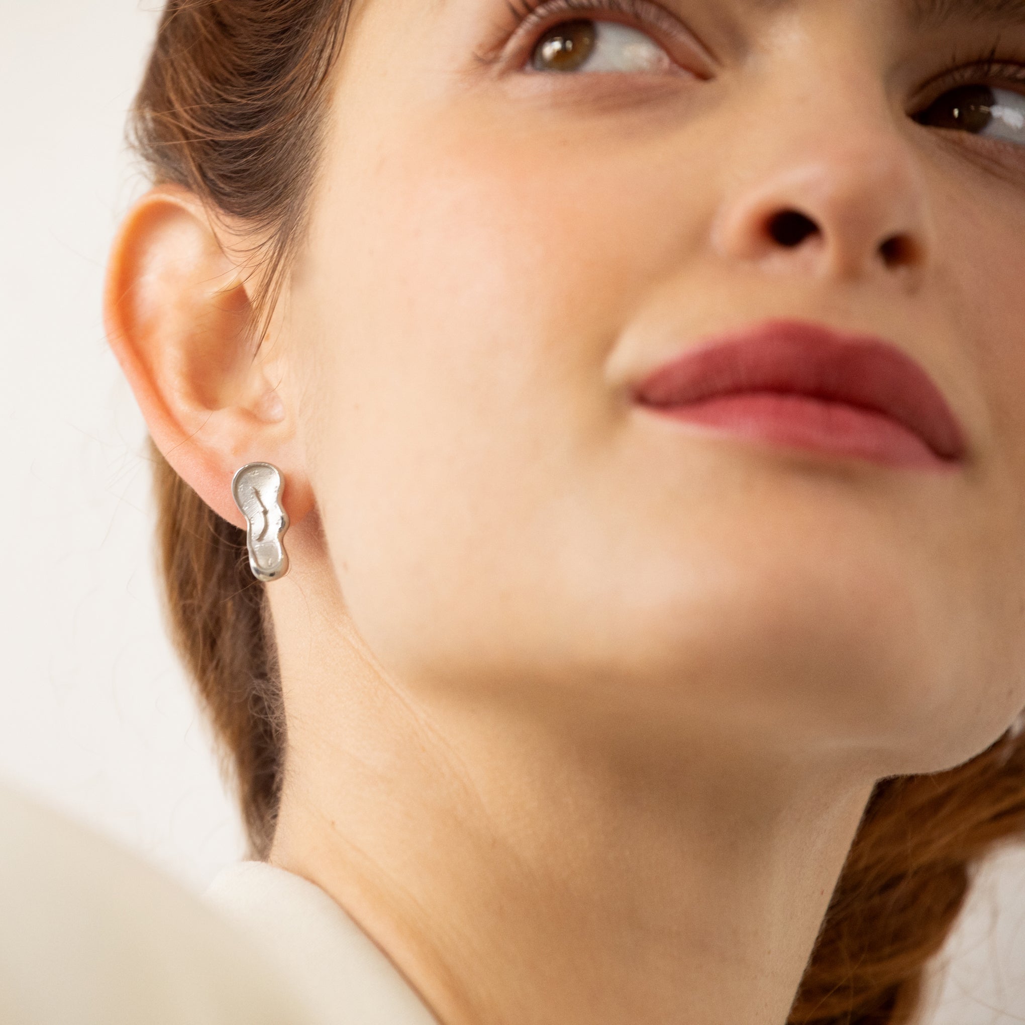 Salvador Dalí Melting Clock Gold-Plated Earrings - Surrealist Jewelry