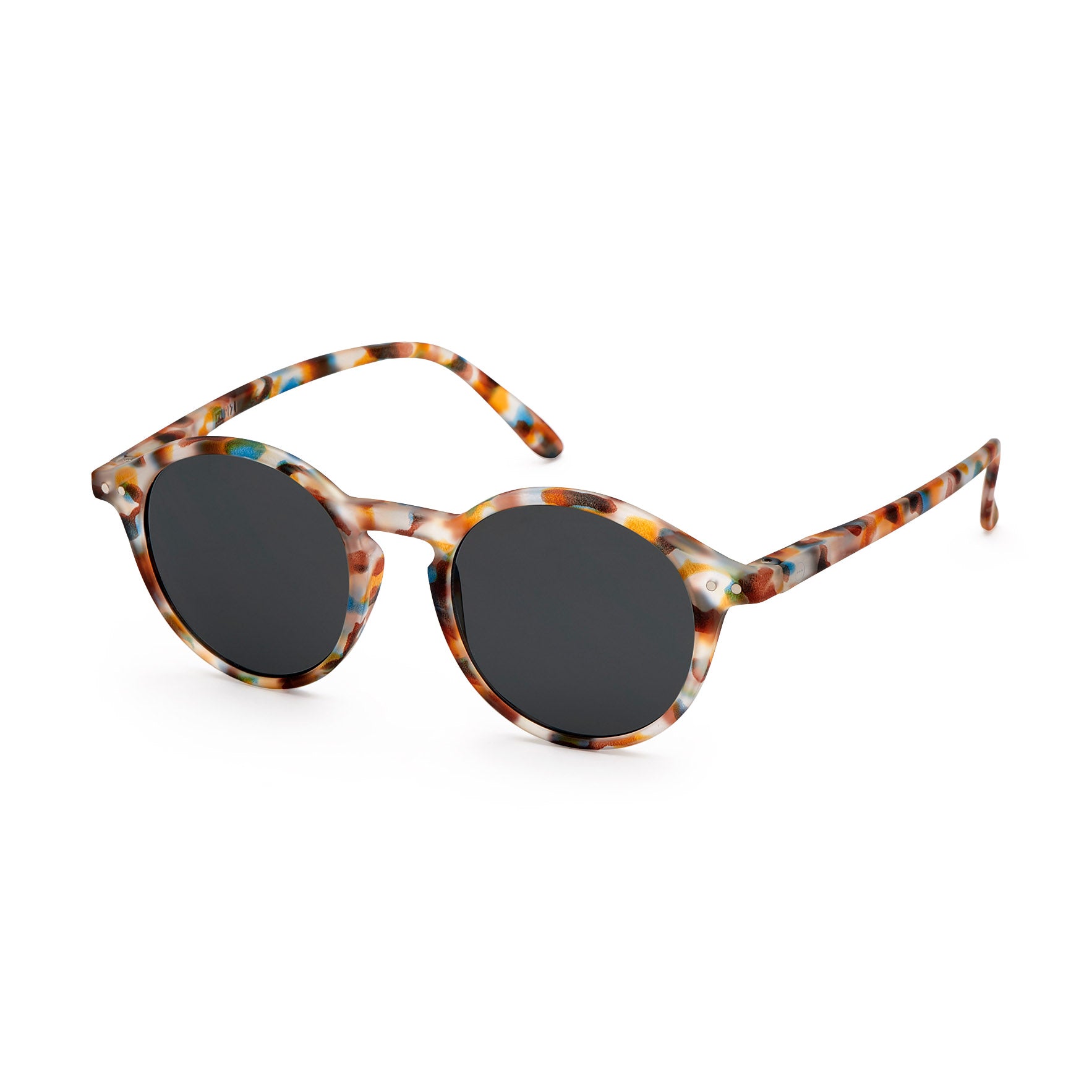 IZIPIZI Round Blue Tortoise Sunglasses – Unisex UV Protection