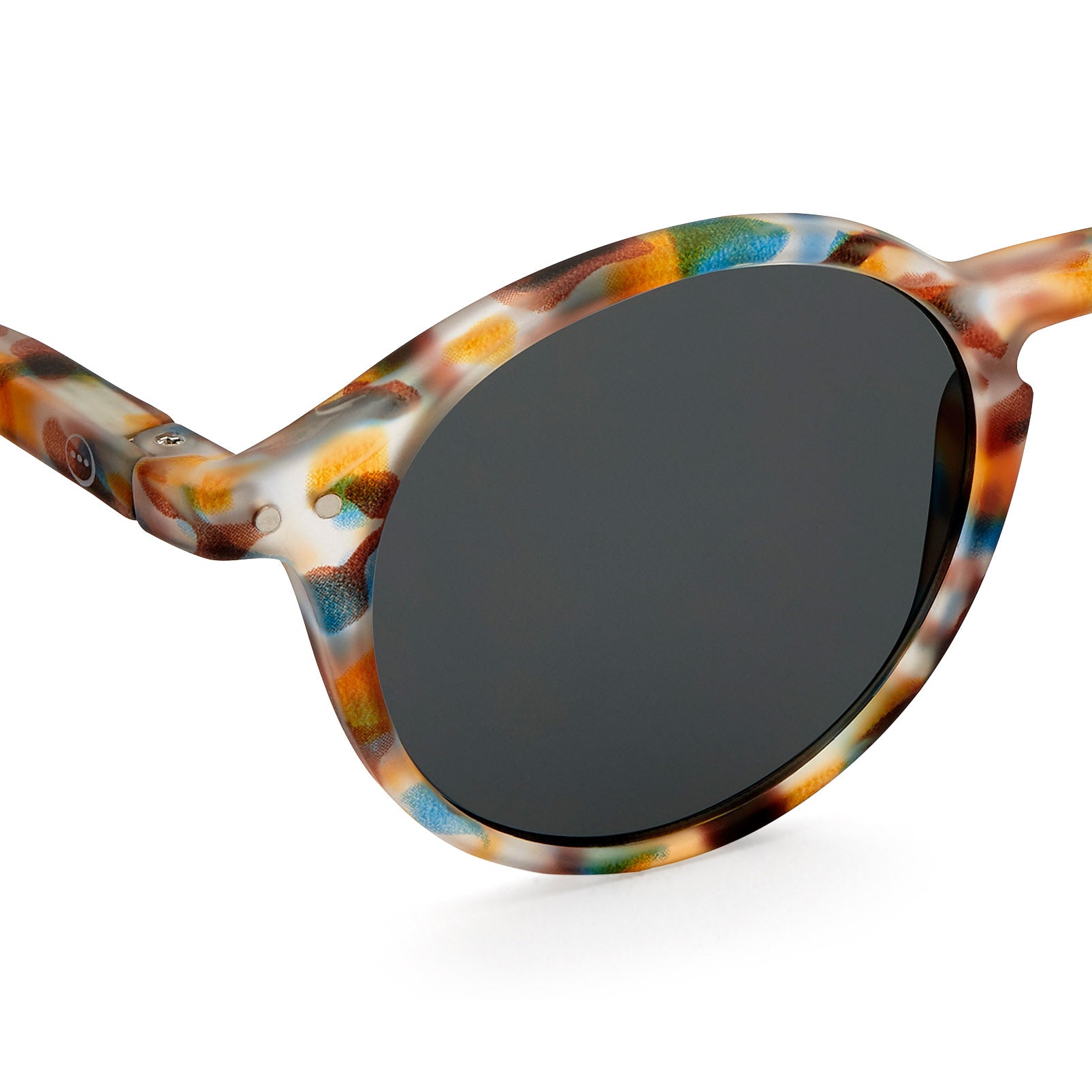 IZIPIZI Round Blue Tortoise Sunglasses – Unisex UV Protection