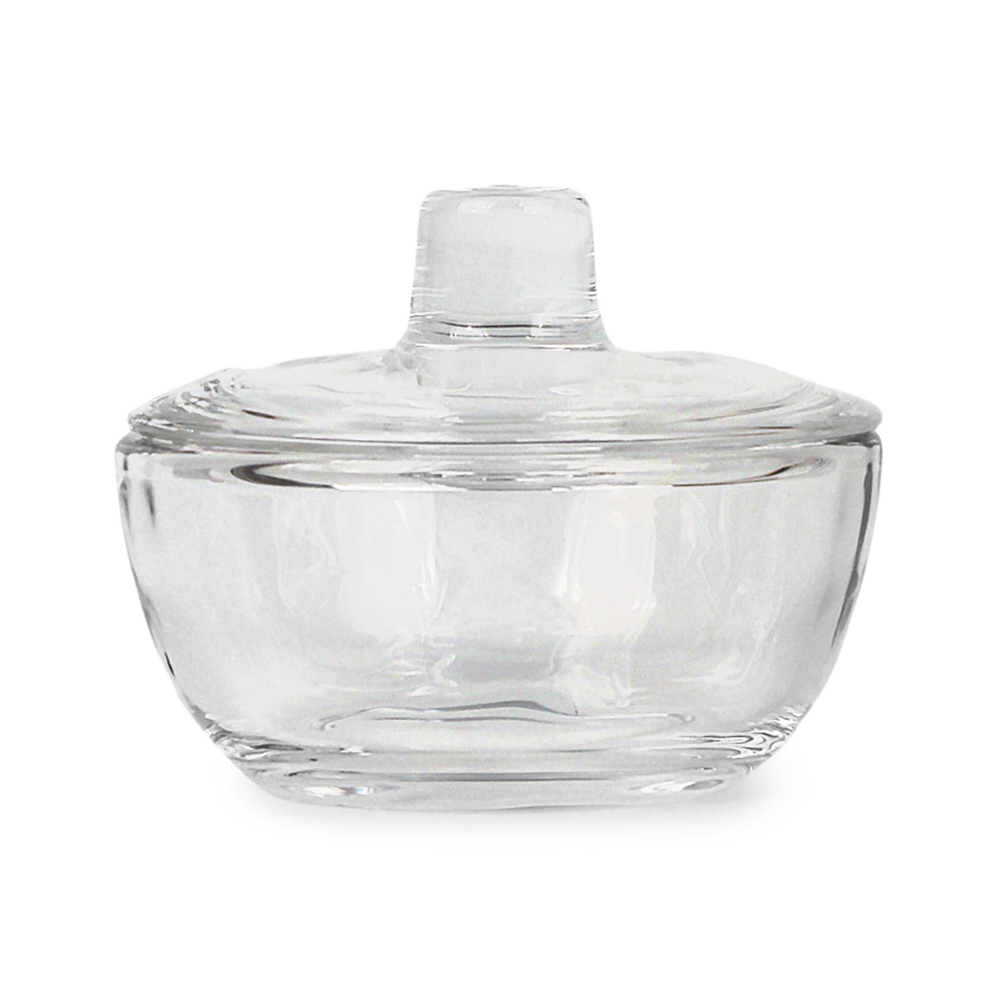 Hand-Blown Glass Sugar Bowl by A Vida Portuguesa – 4" Half Sphere