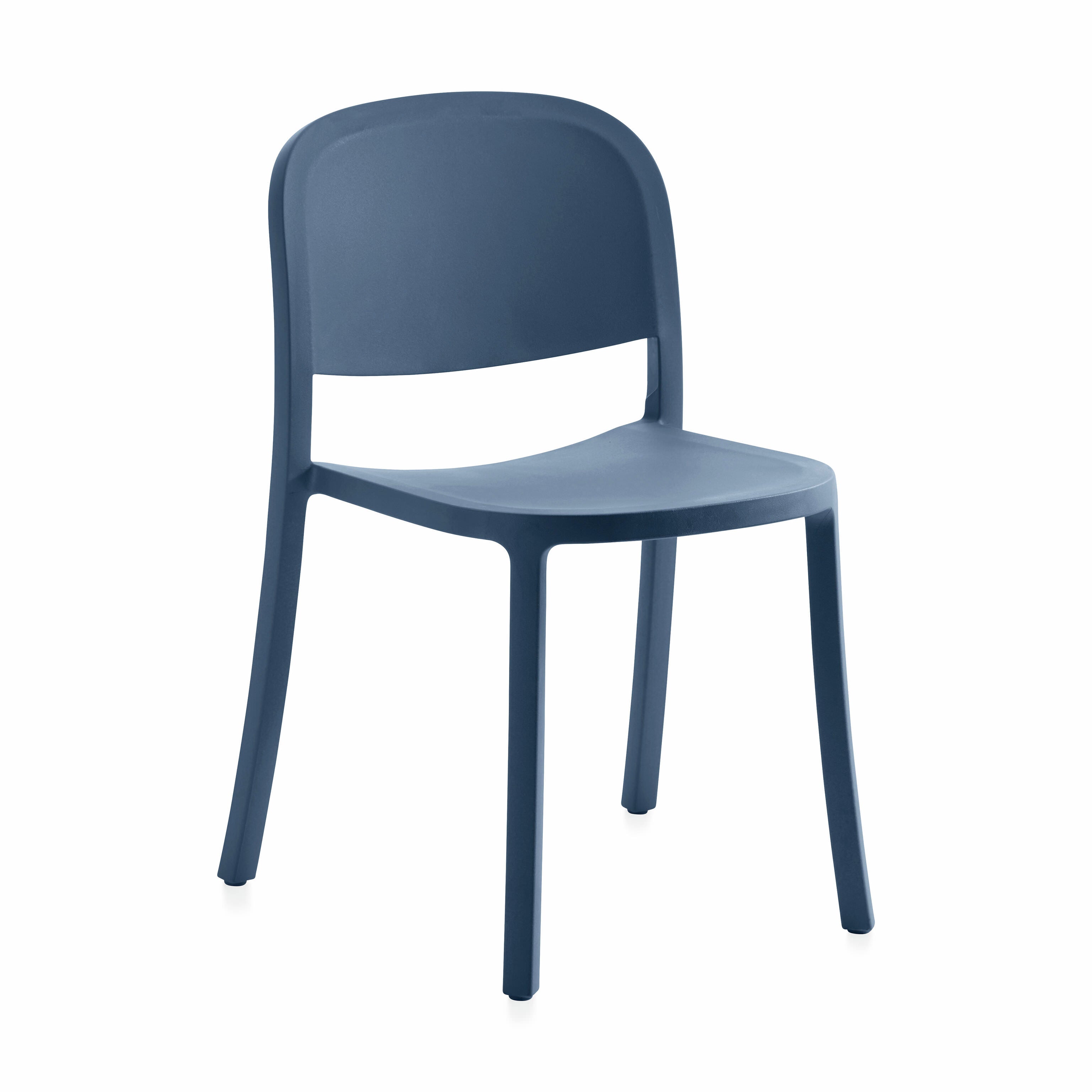 Emeco Blue Reclaimed Stacking Chair - Eco-Friendly Design