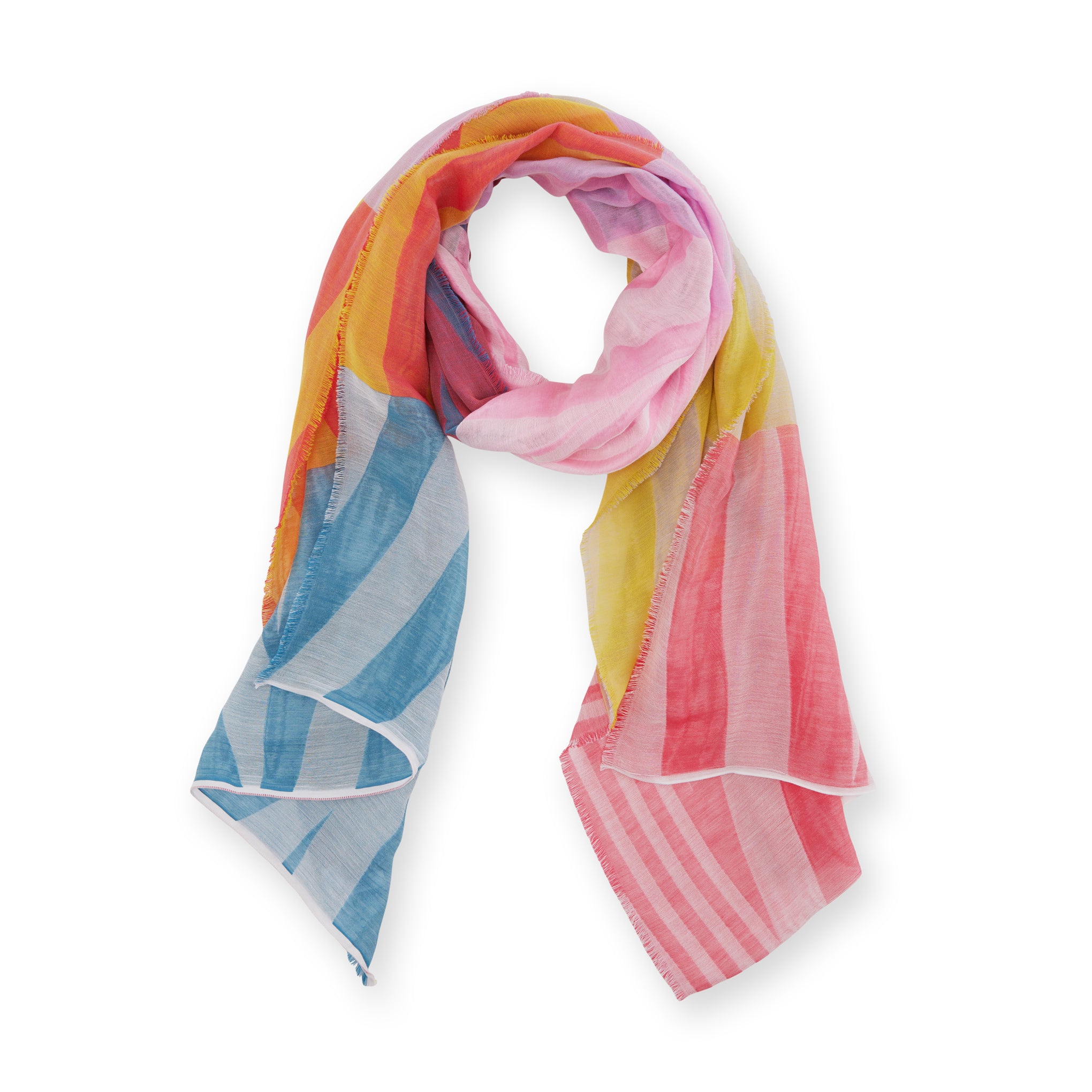 Barbara Platte Traits Frioul Cotton Silk Scarf – MoMA Exclusive
