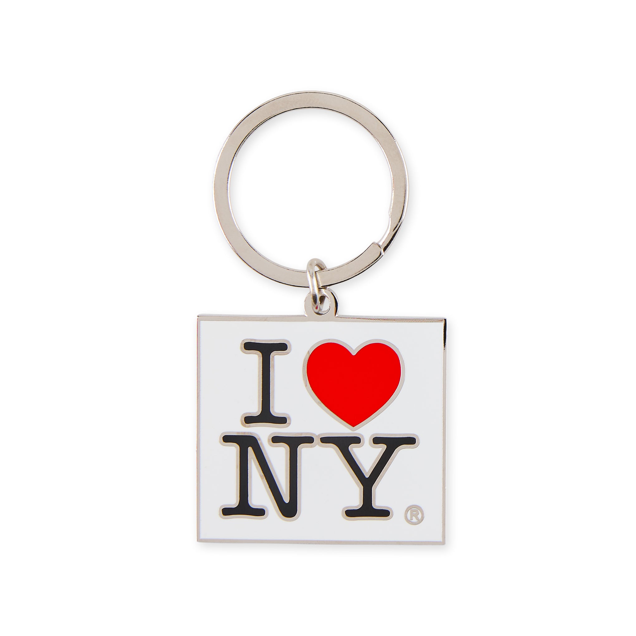 MoMA Glaser Artist Enamel Keyring - Brass Art Keychain