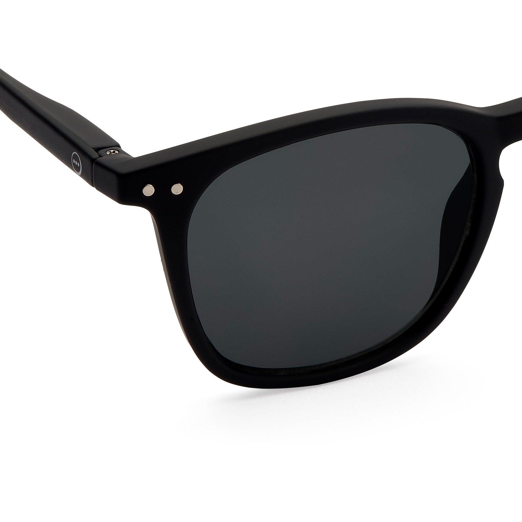 IZIPIZI Unisex Trapeze Sunglasses - Black Square Frames