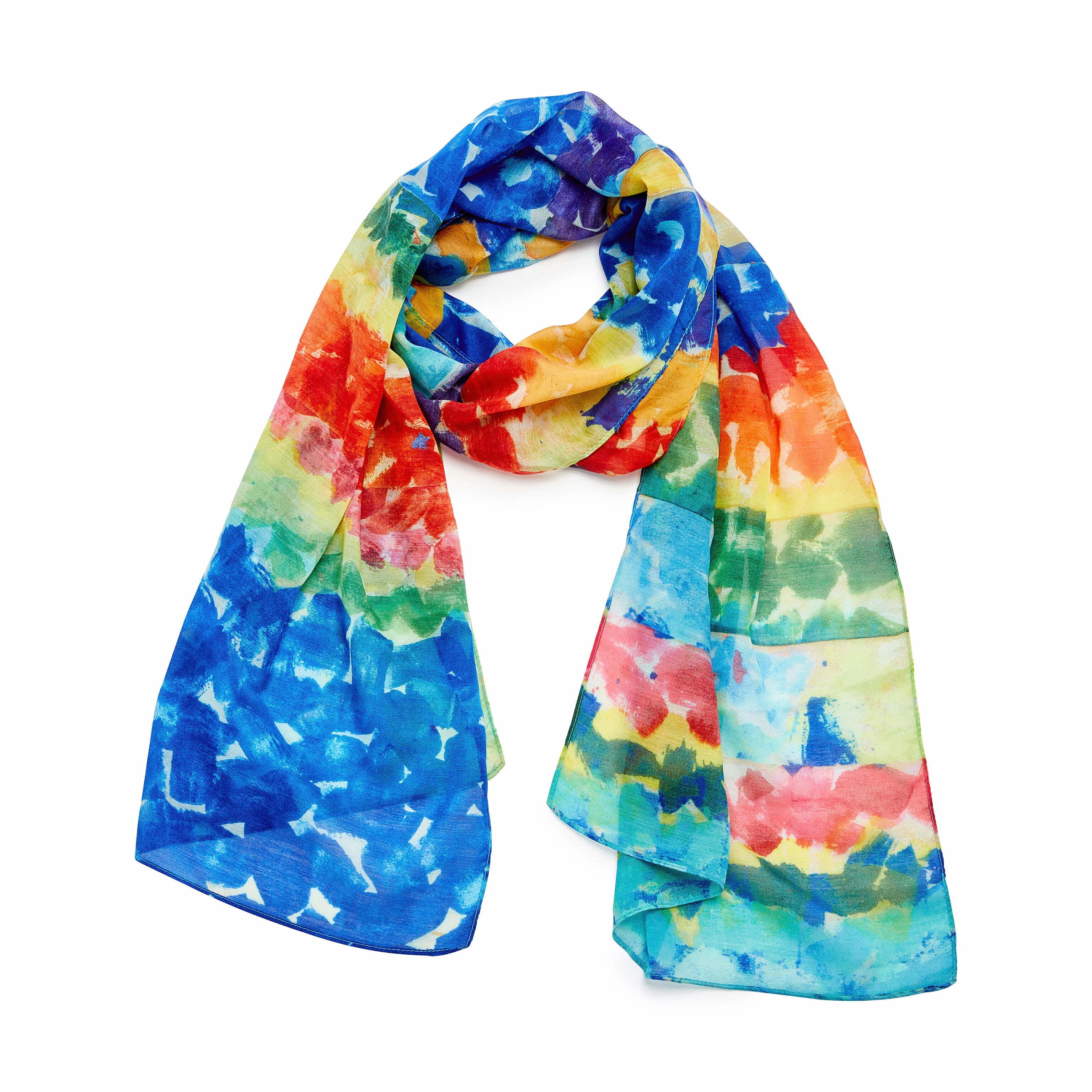 Alma Woodsey Thomas Art Scarf – Colorful Abstract Design