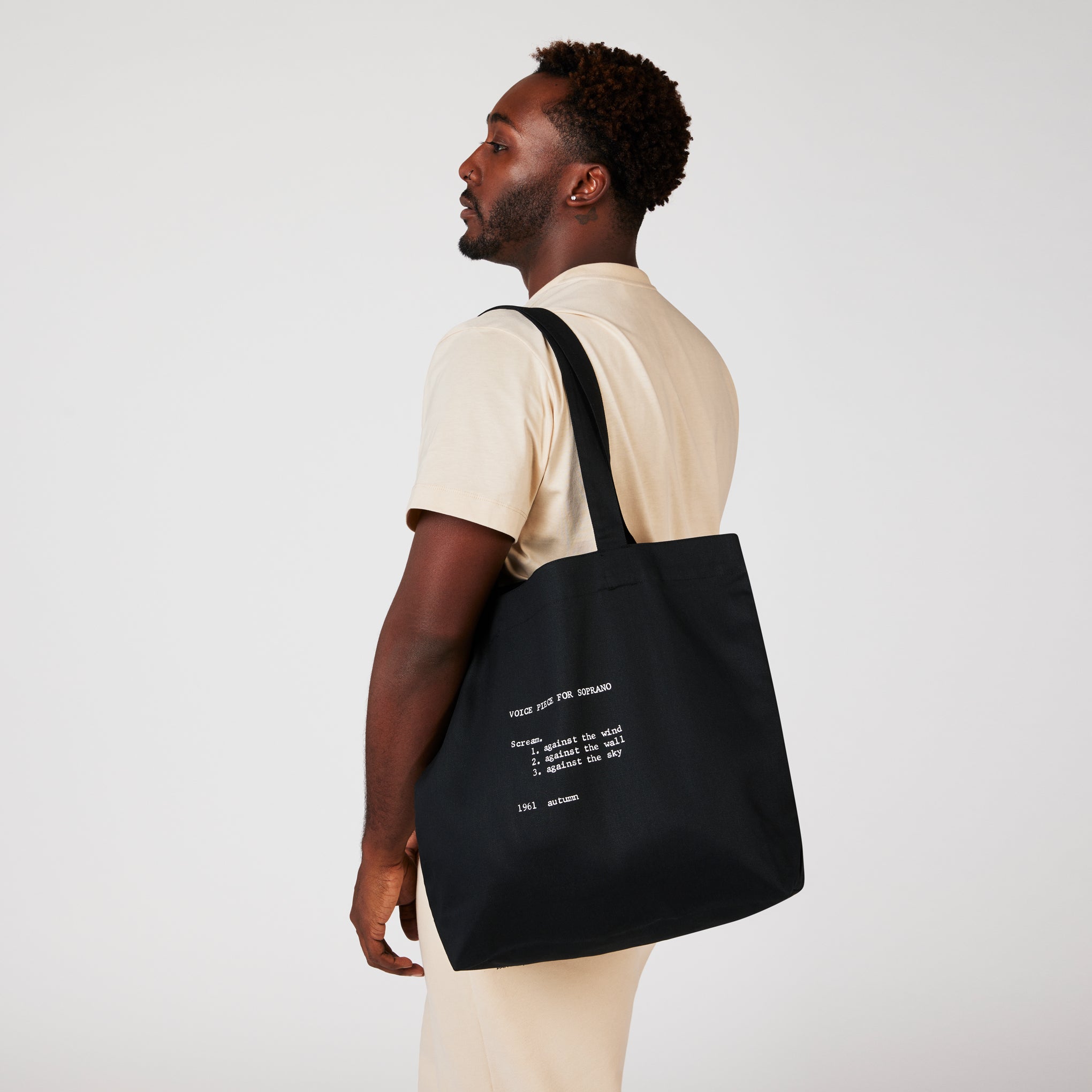 PANGAIA Yoko Ono Grapefruit Tote Bag - Eco-Friendly Cotton Hemp