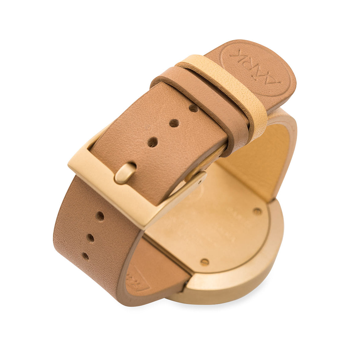 Multi Beige Leather Watch with Japanese Quartz Movement