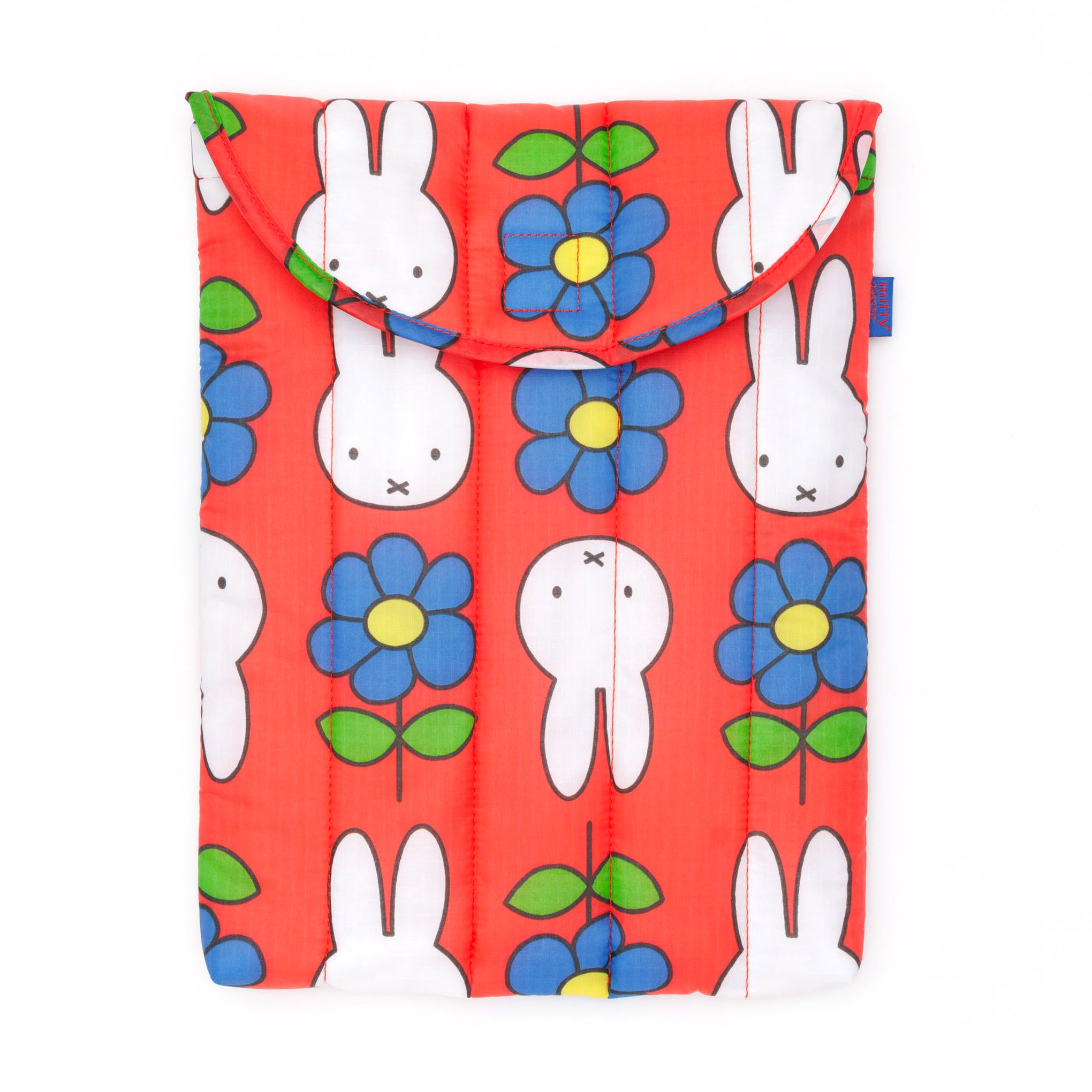 Miffy Recycled Nylon Laptop Sleeve 13" - Quilted Puffy Case
