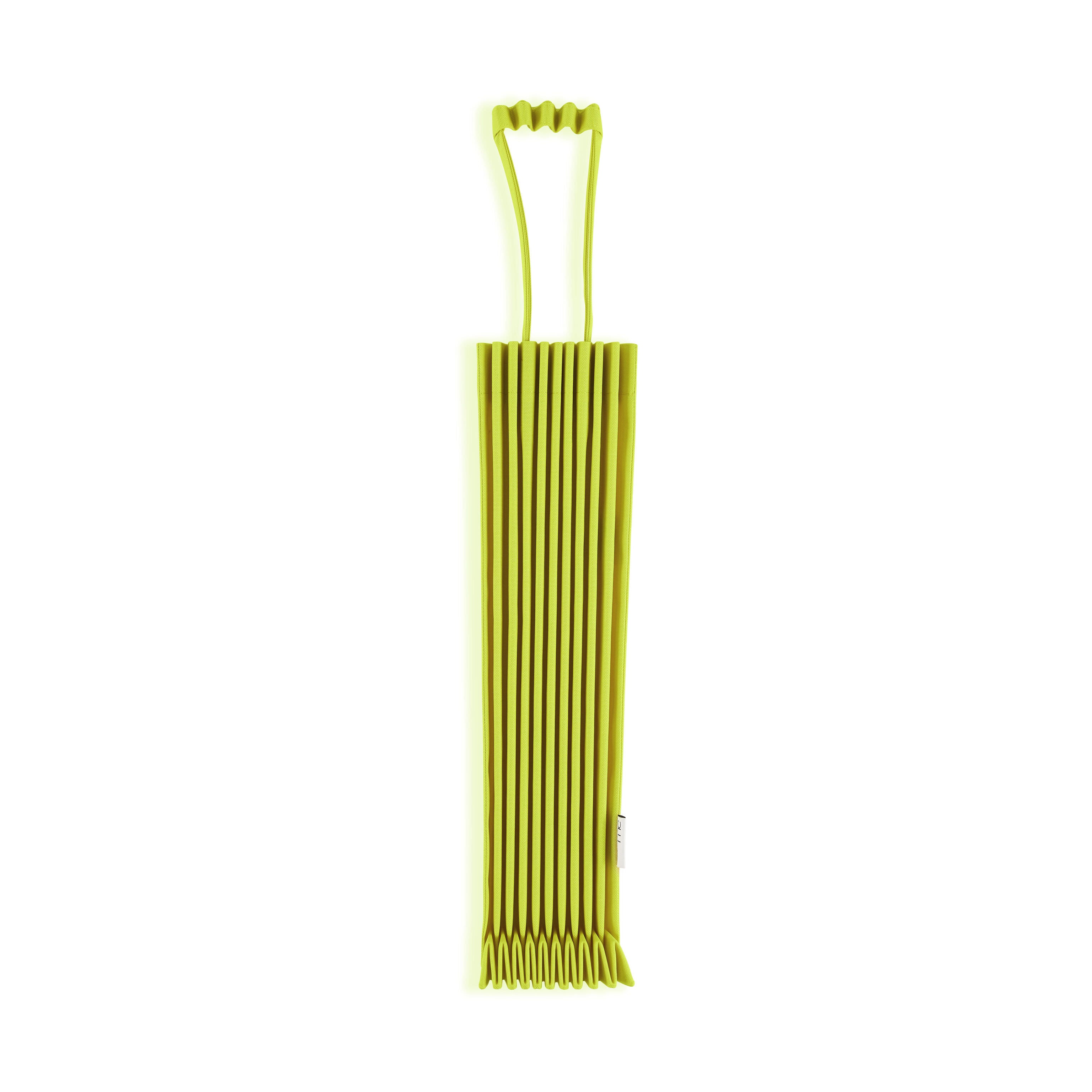 ISSEY MIYAKE Recycled Polyester Pleated Tote Bag - Apple Green