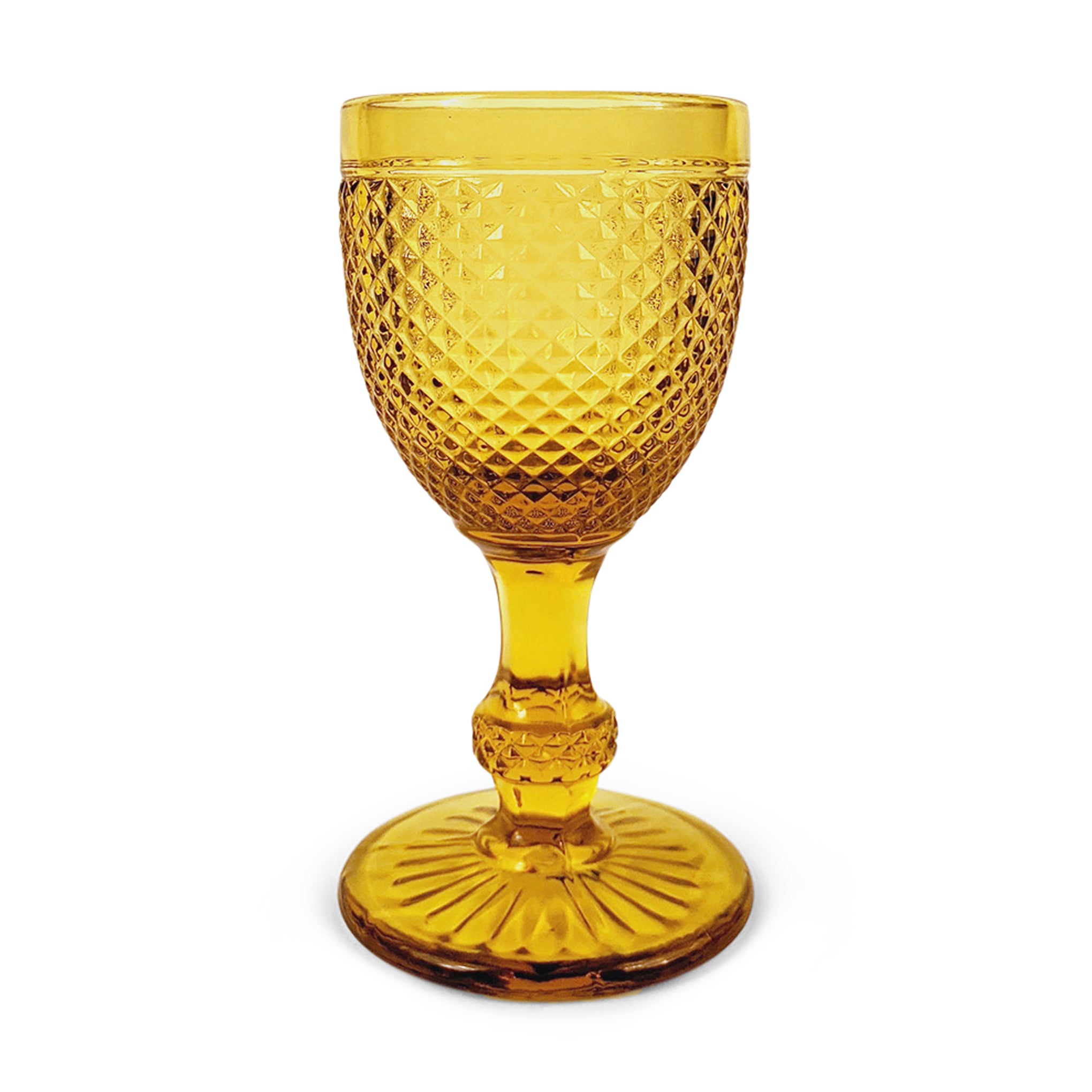 Handcrafted Portuguese Glass Wine Goblet by A Vida Portuguesa