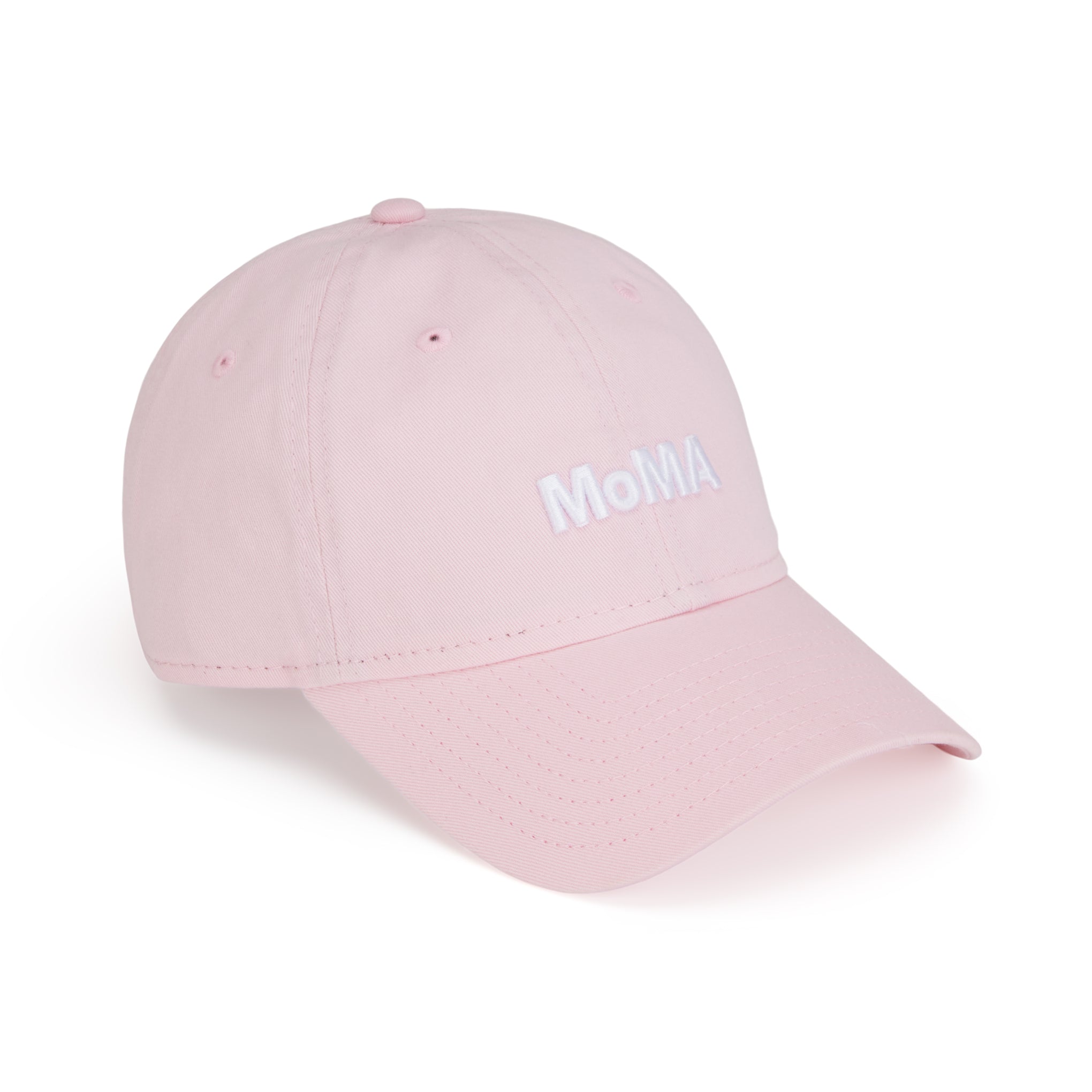MoMA Logo Adjustable Cotton Baseball Cap - Pink